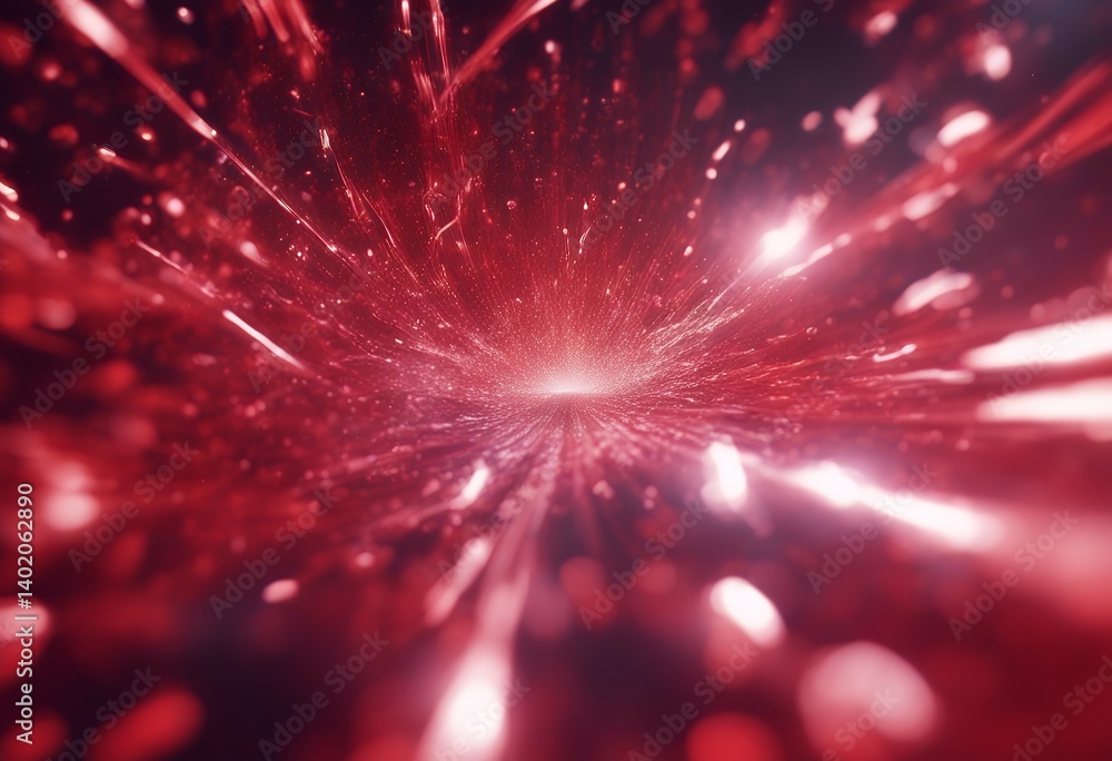 Poster illustration floating futuristic abstract rising energy overlay robots 3d intelligence space swirlin
