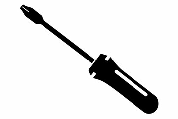screwdriver silhouette vector illustration