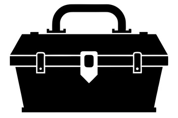 Toolbox Silhouette Vector Illustration