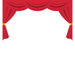 Theatre Curtain Illustration
