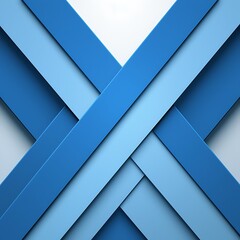 Obraz premium Abstract Blue Lines Design