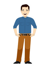 business man with denim