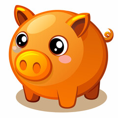 piggy bank with coins