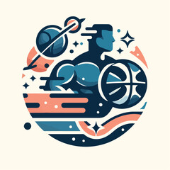 Fototapeta premium sport logo vector