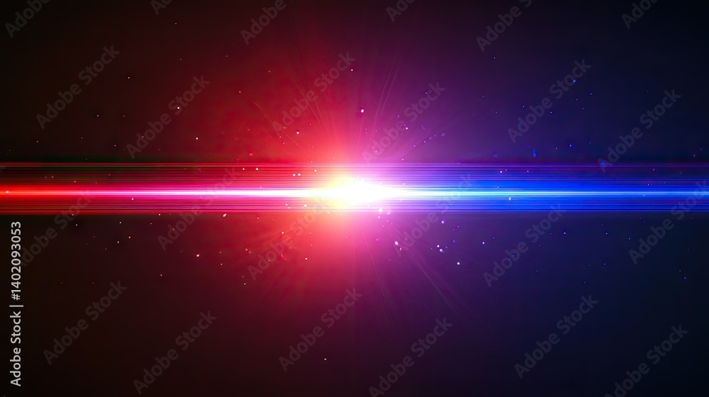 Poster a vibrant abstract background featuring dynamic light streaks in red and blue hues. creating a sense