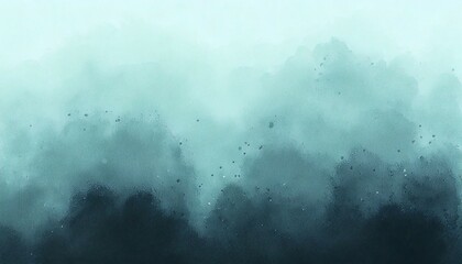 Watercolor painting light black fog effect background