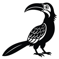 hornbil vector sihouette