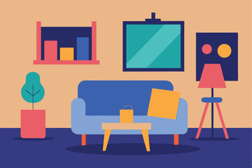 set of furniture and accessories