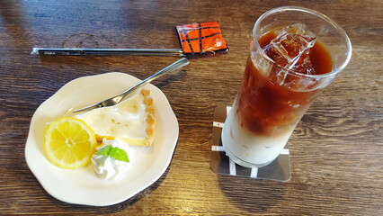 カフェのケーキセット