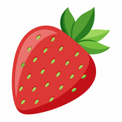 Obraz premium strawberry isolated on white background