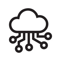 cloud computing concept vector illustration