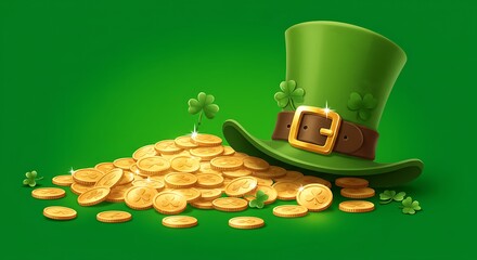Leprechaun's Lost Treasure AI Generated