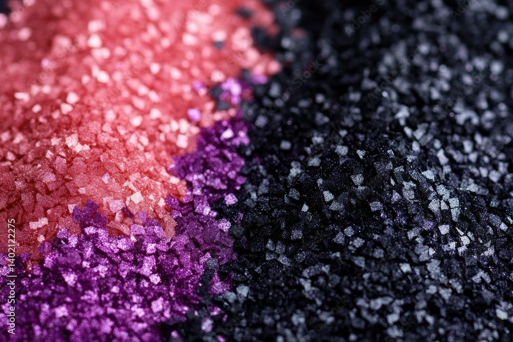Poster a vibrant. abstract close-up of shimmering. multi-colored bokeh lights against a dark background. cr