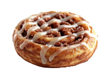 Sweet cinnamon roll pastry glazed delight delicious bakery treat tempting swirls warm tones close up