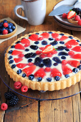 Obstkuchen im sommer