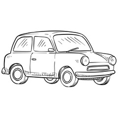 cars handdrawn illustration