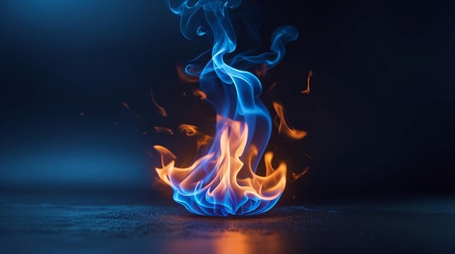 A background with fire