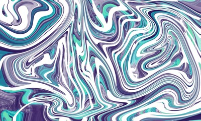 Abstract Teal and Navy Marble Texture Background