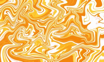 Abstract Orange Marble Texture Background