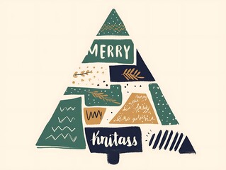 Festive Christmas Tree Art
