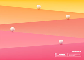 3d rendering, Abstract minimal layer stage for product display present background, vector illustrator.