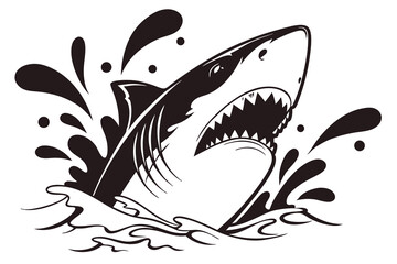 Shark Head water splash 