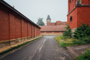 Ancienne usine abandonn&eacute;e &agrave; Vincey dans les Vosges. Pass&eacute; industriel. Manufacture en briques du XIX&egrave;me si&egrave;cle en France. 