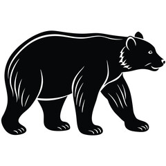 Fototapeta premium vector black bear