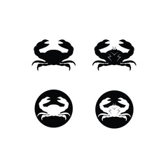 Obraz premium crab icon vector illustration template design