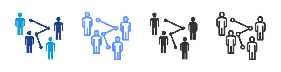 Leadership Pipeline icon set multiple style collection