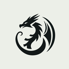 dragon logo vector