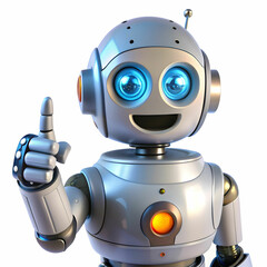 friendly robot giving thumbs