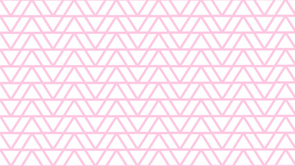 Pink and white chevron pattern background. Abstract lines and waves background.