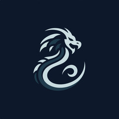dragon logo vector