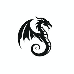 dragon logo vector