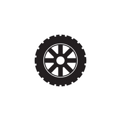 Fototapeta premium tire icon vector design
