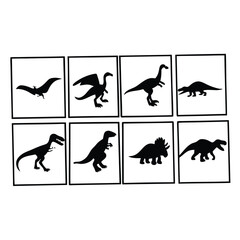 set of animals silhouettes