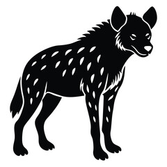 hayena vector sihouette