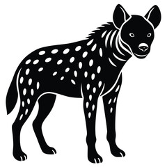 hayena vector sihouette