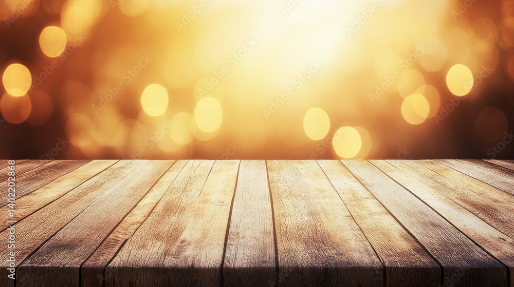 Poster textured wooden planks create a warm and inviting atmosphere, enhanced by soft natural light in a we