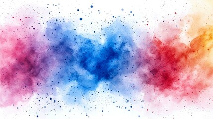Vibrant Watercolor Abstract Background: Colorful Texture for Creative Designs