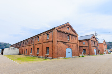 春の舞鶴赤れんがパーク　京都府舞鶴市　Maizuru Red Brick Park in Spring. Kyoto Pref, Maizuru City.