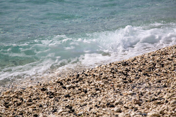 奄美大島の自然、珊瑚砂、海、波