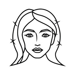 portrait of the girl