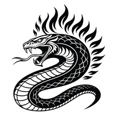 Fototapeta premium dragon tattoo vector