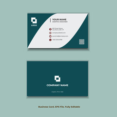 Double-sided creative business card template.
