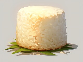 Rice Dessert Illustration