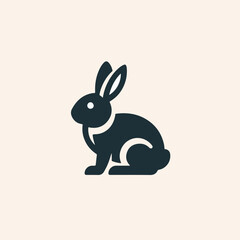 rabbit logo vector