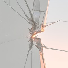 Shattered Glass Sunset