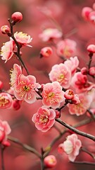 red flower background